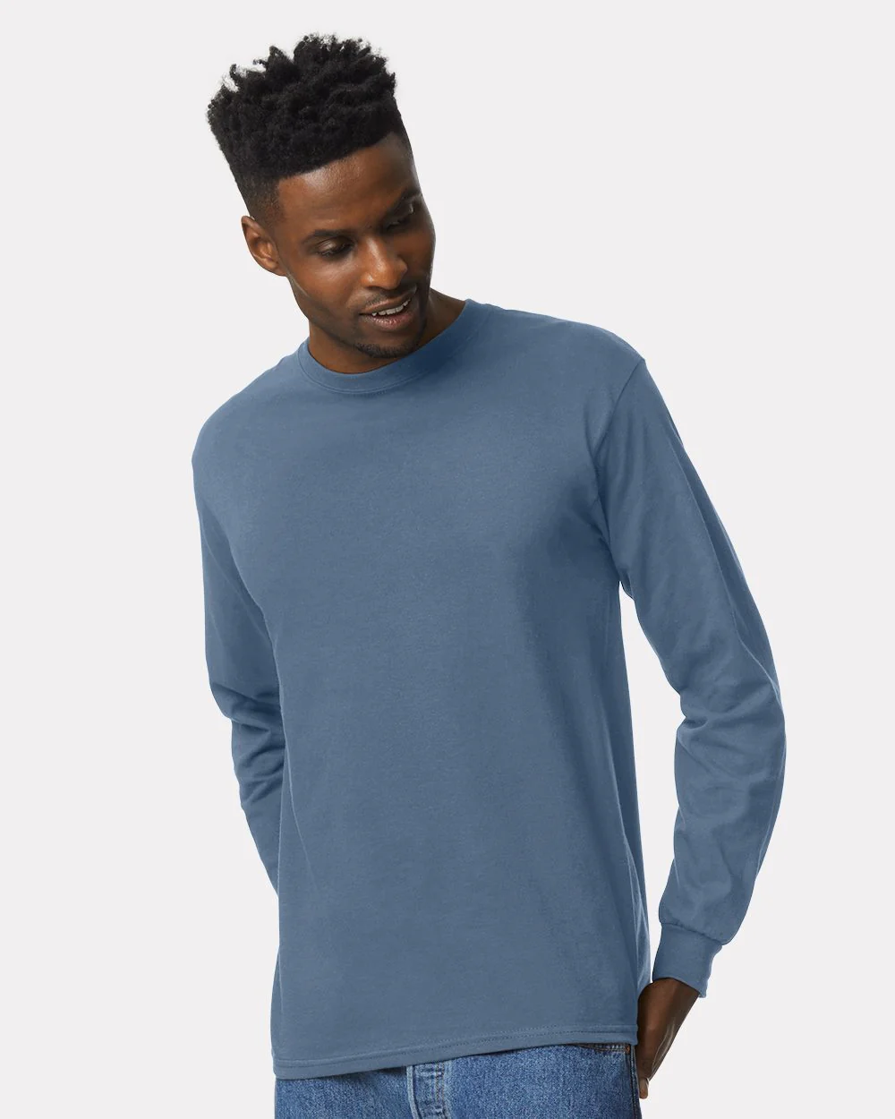 Gildan-2400-Ultra Cotton® Long Sleeve T-Shirt - Image 7