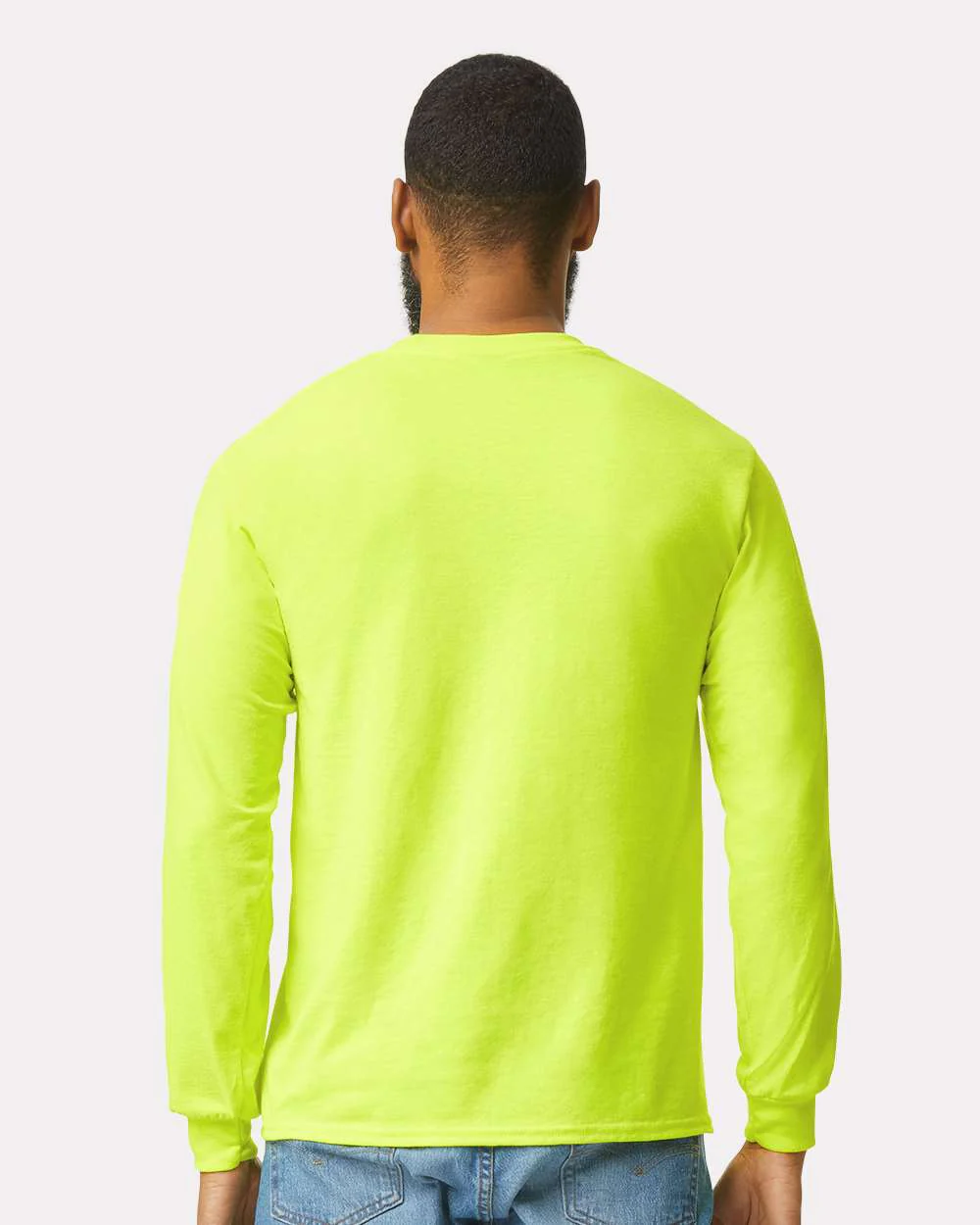 Gildan-2410-Ultra Cotton® Long Sleeve Pocket T-Shirt - Image 19