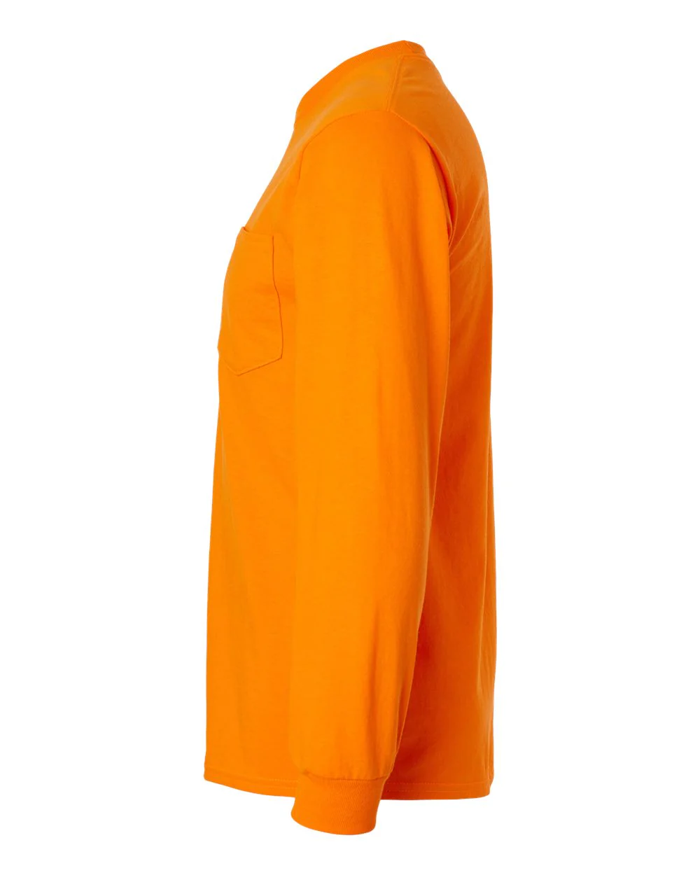 Gildan-2410-Ultra Cotton® Long Sleeve Pocket T-Shirt - Image 22