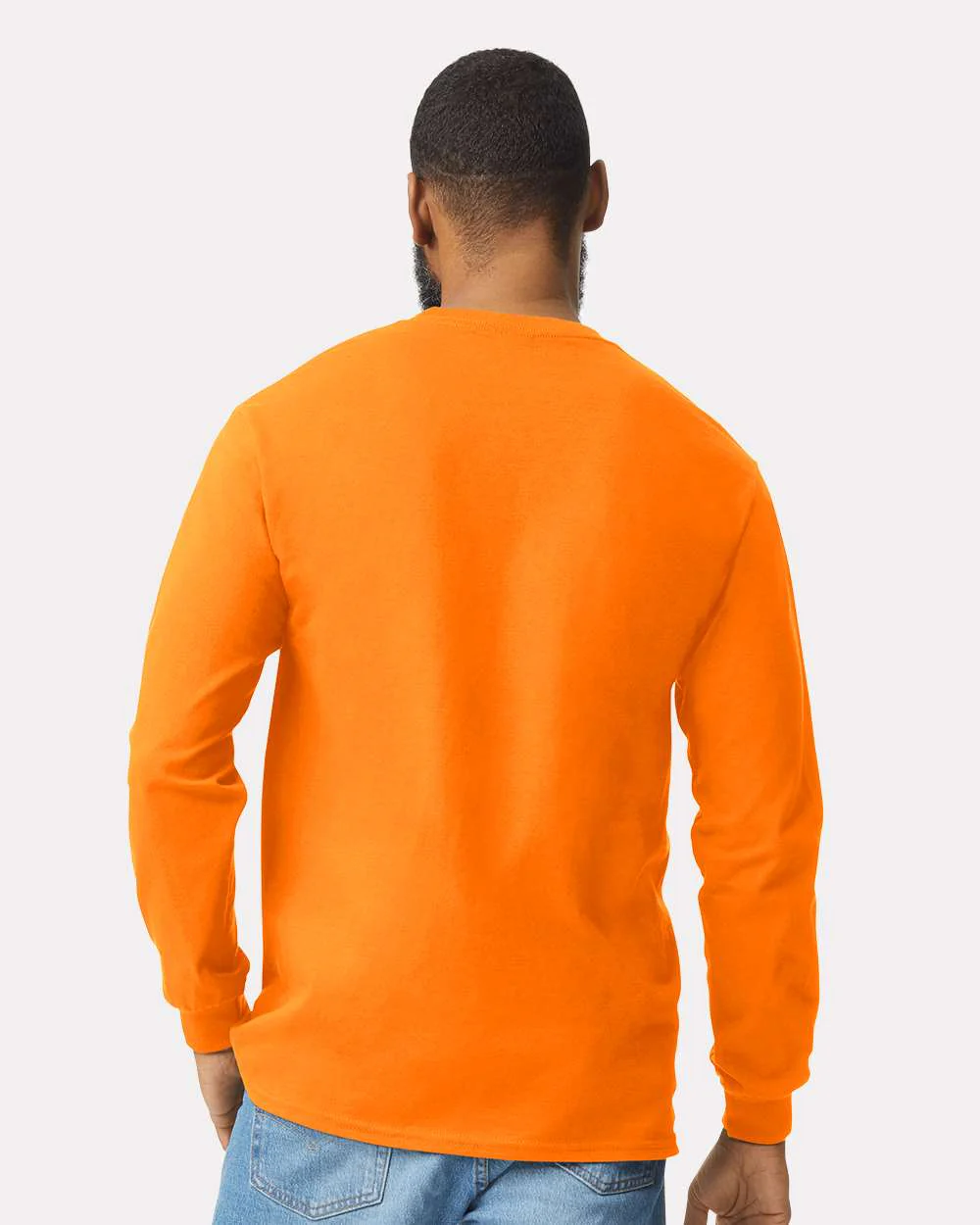 Gildan-2410-Ultra Cotton® Long Sleeve Pocket T-Shirt - Image 25