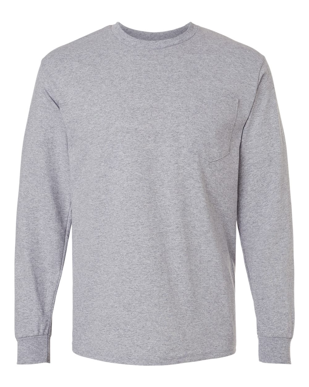Gildan-2410-Ultra Cotton® Long Sleeve Pocket T-Shirt - Image 26