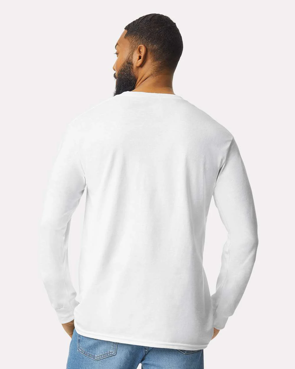 Gildan-2410-Ultra Cotton® Long Sleeve Pocket T-Shirt - Image 37