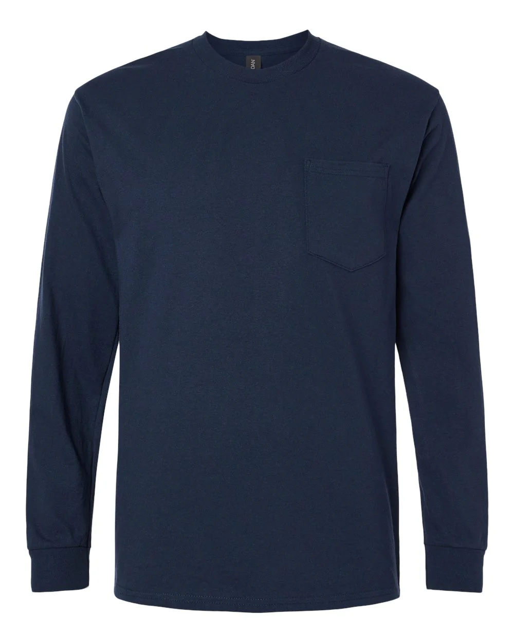 Gildan-2410-Ultra Cotton® Long Sleeve Pocket T-Shirt - Image 8