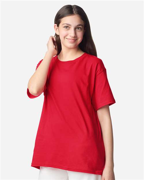 Gildan-3000B-Youth Light Cotton T-Shirt - Image 145