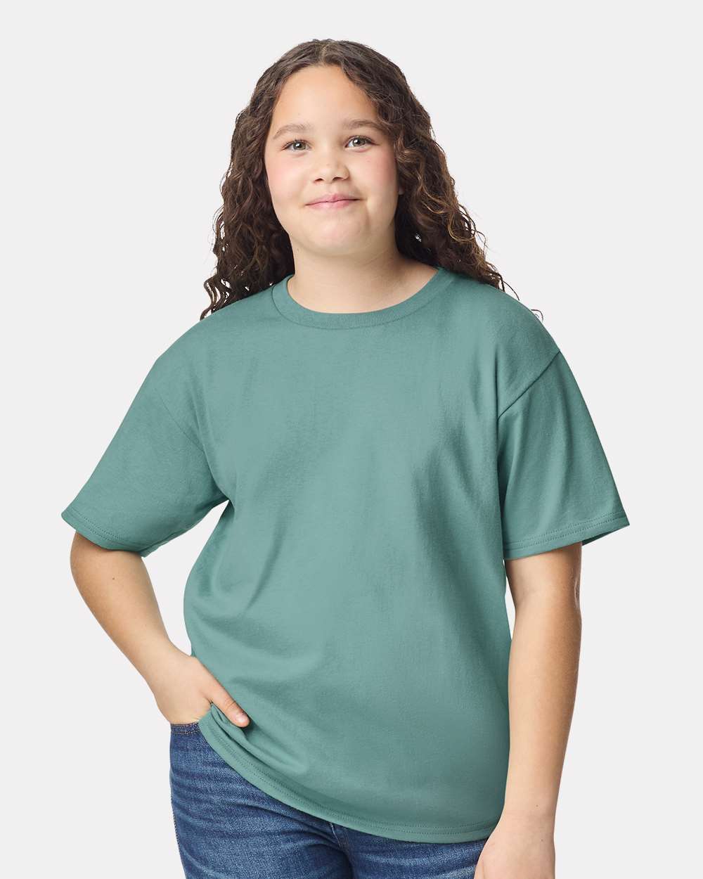 Gildan-5000B-Heavy Cotton™ Youth T-Shirt - Image 4