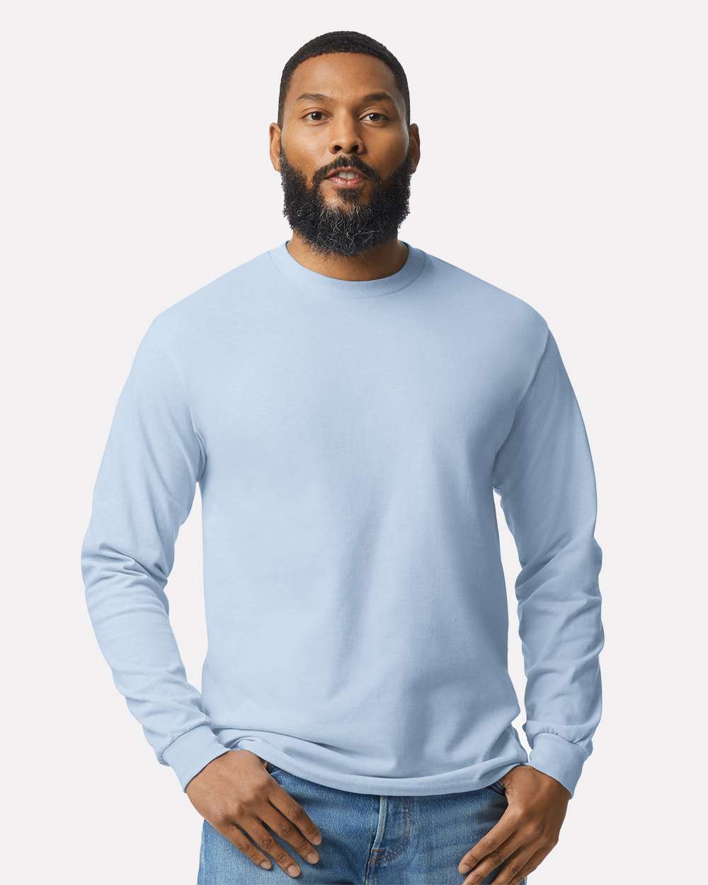 Gildan-5400-Heavy Cotton™ Long Sleeve T-Shirt - Image 48