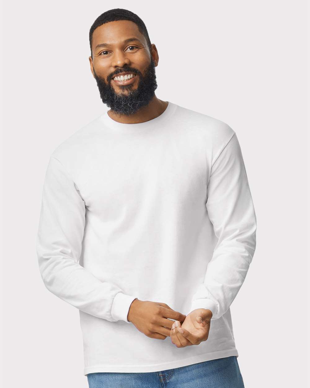 Gildan-5400-Heavy Cotton™ Long Sleeve T-Shirt - Image 92
