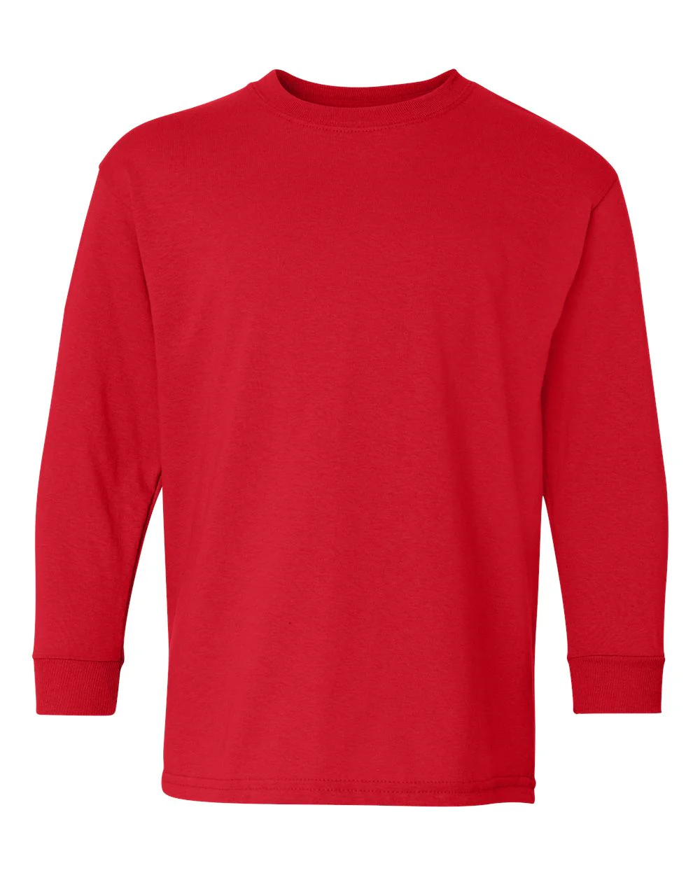 Gildan-5400B-Heavy Cotton™ Youth Long Sleeve T-Shirt - Image 23