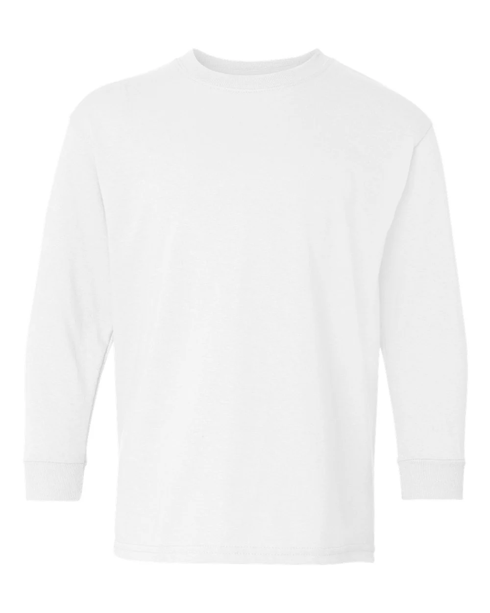 Gildan-5400B-Heavy Cotton™ Youth Long Sleeve T-Shirt - Image 33