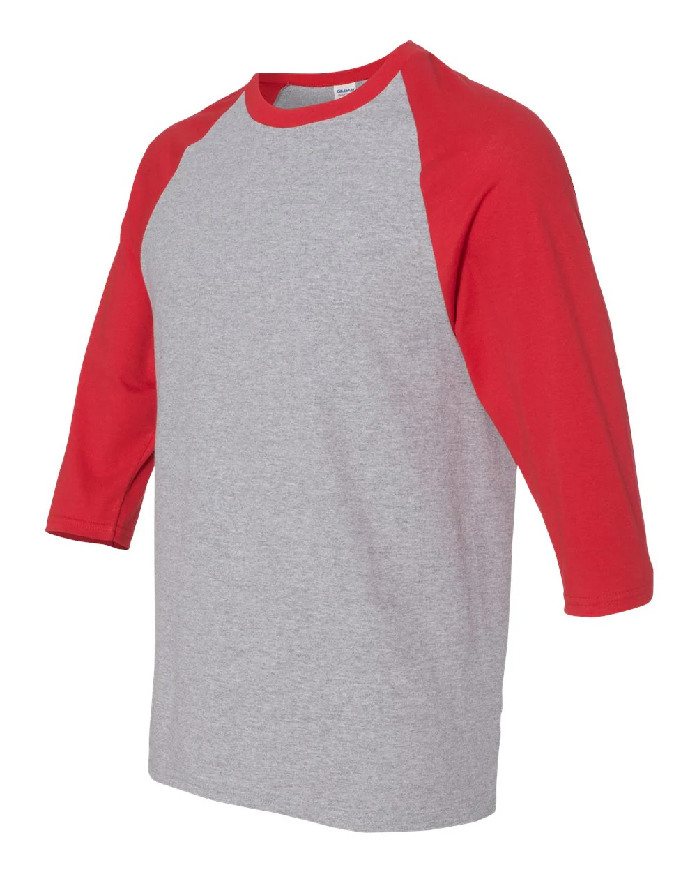 Gildan-5700-Heavy Cotton™ Raglan Three-Quarter Sleeve T-Shirt - Image 10