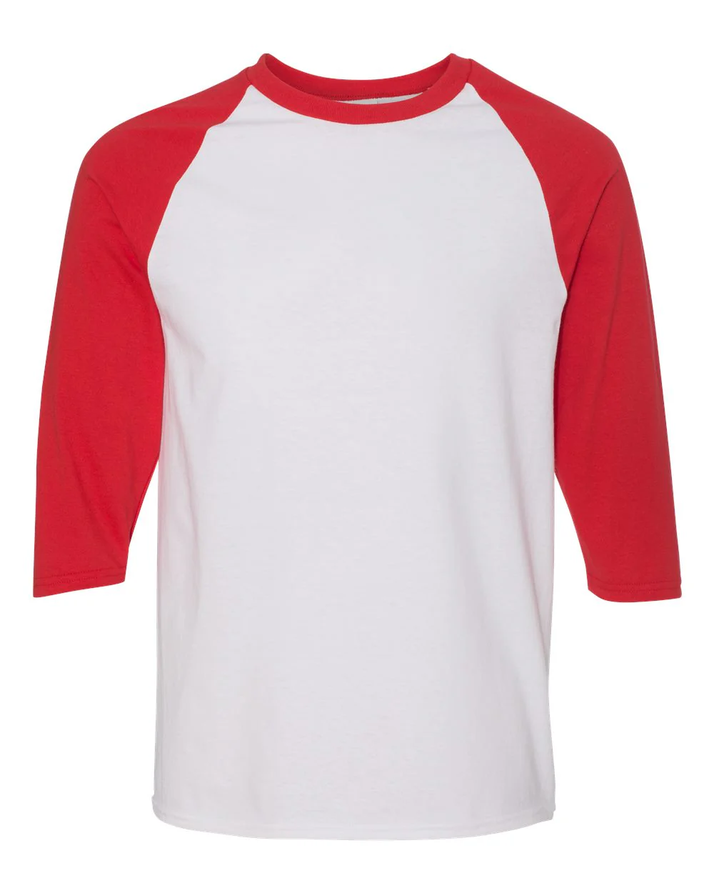 Gildan-5700-Heavy Cotton™ Raglan Three-Quarter Sleeve T-Shirt - Image 23
