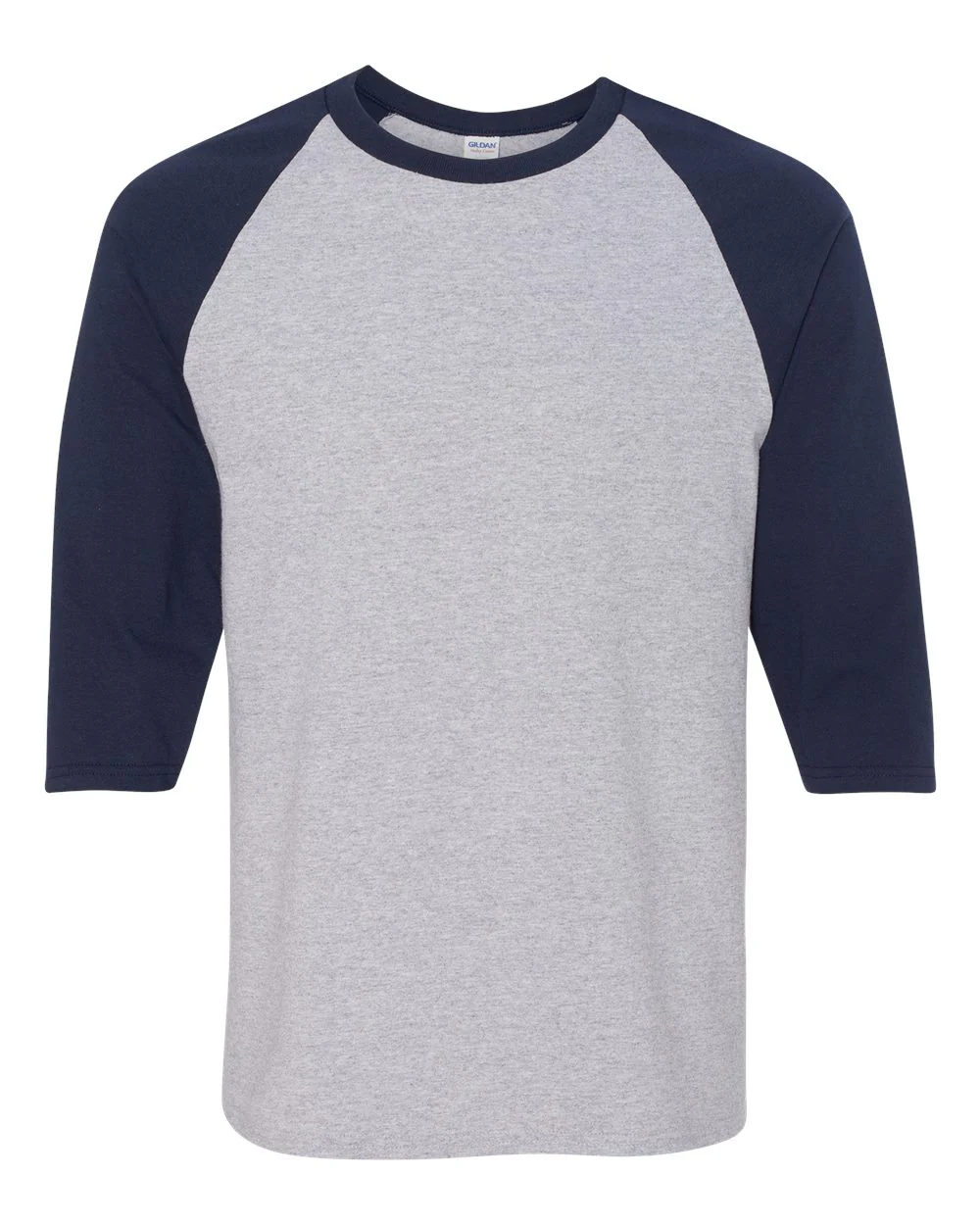 Gildan-5700-Heavy Cotton™ Raglan Three-Quarter Sleeve T-Shirt - Image 5