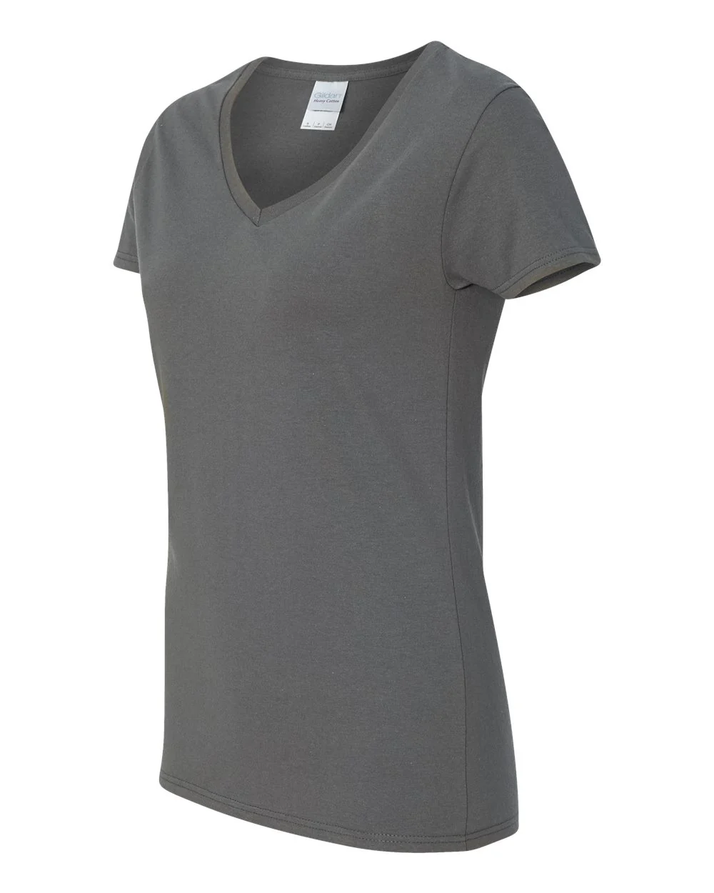 Gildan-5V00L-Heavy Cotton™ Women’s V-Neck T-Shirt - Image 10