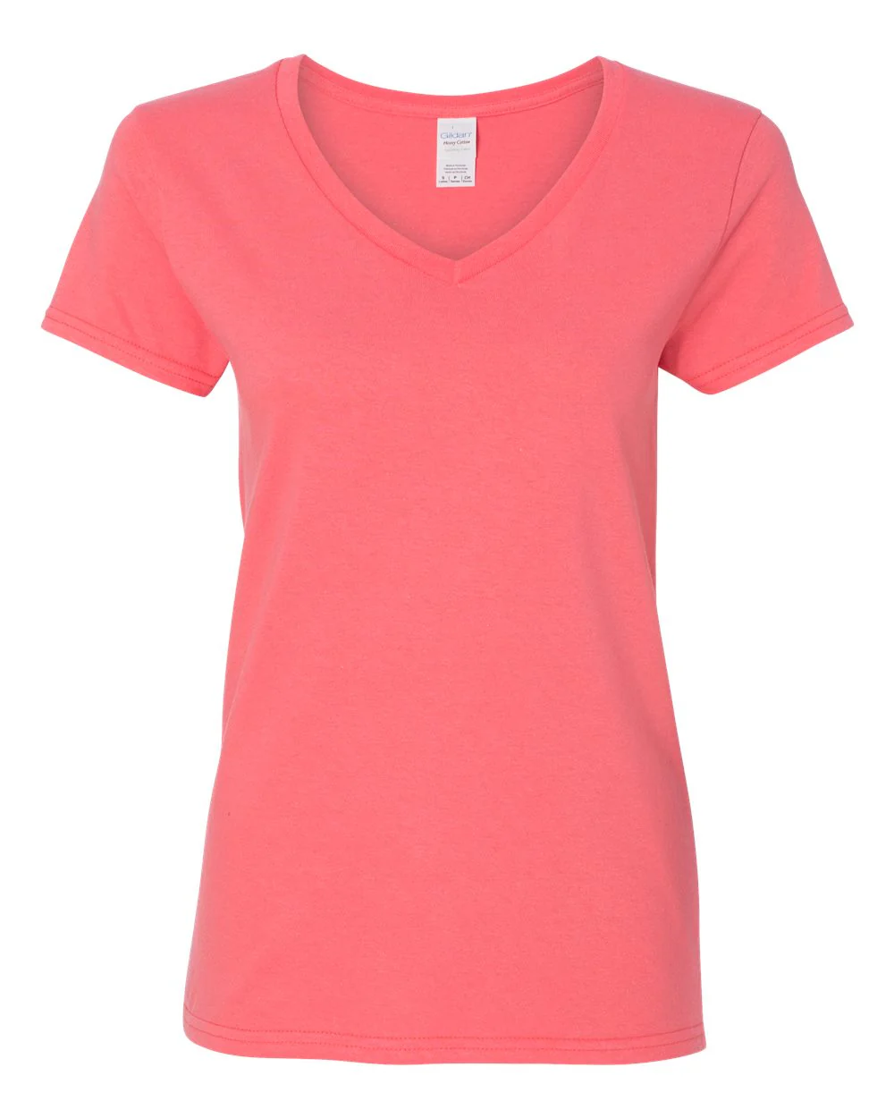 Gildan-5V00L-Heavy Cotton™ Women’s V-Neck T-Shirt - Image 11
