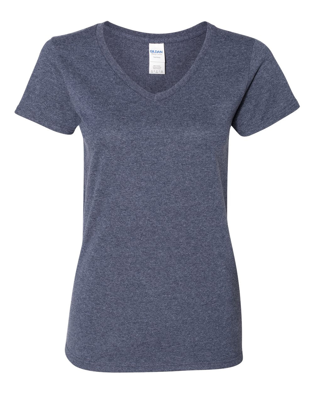 Gildan-5V00L-Heavy Cotton™ Women’s V-Neck T-Shirt - Image 17