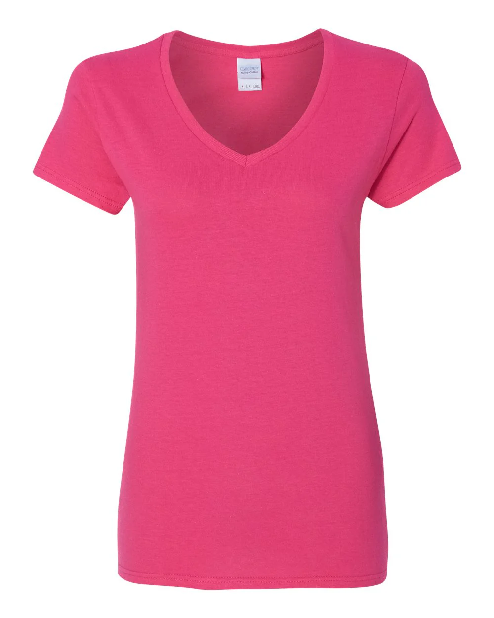 Gildan-5V00L-Heavy Cotton™ Women’s V-Neck T-Shirt - Image 20