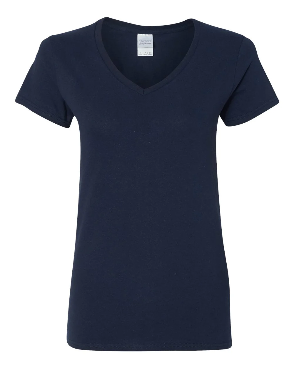 Gildan-5V00L-Heavy Cotton™ Women’s V-Neck T-Shirt - Image 23