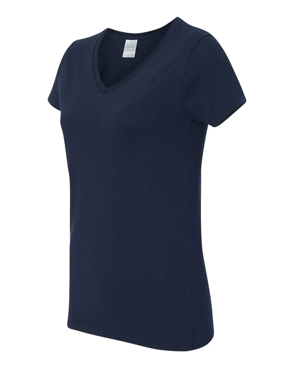 Gildan-5V00L-Heavy Cotton™ Women’s V-Neck T-Shirt - Image 25