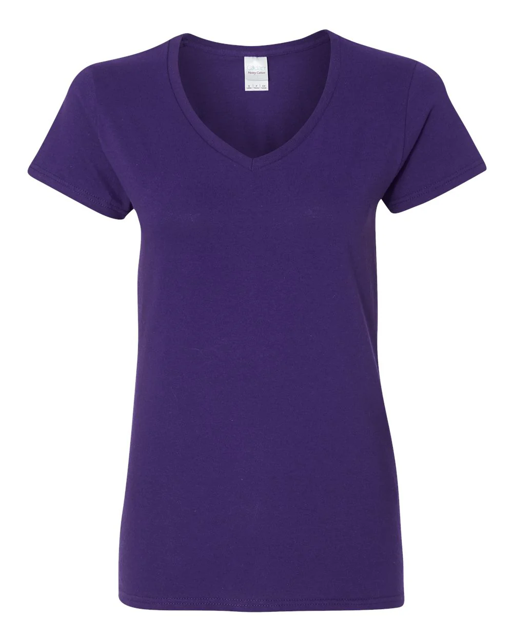 Gildan-5V00L-Heavy Cotton™ Women’s V-Neck T-Shirt - Image 26