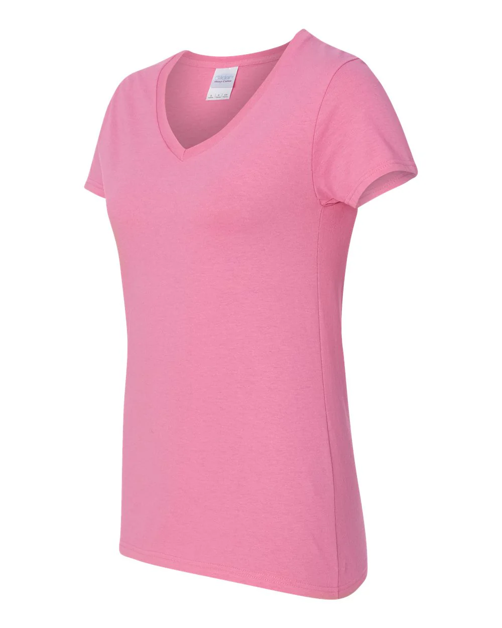 Gildan-5V00L-Heavy Cotton™ Women’s V-Neck T-Shirt - Image 3