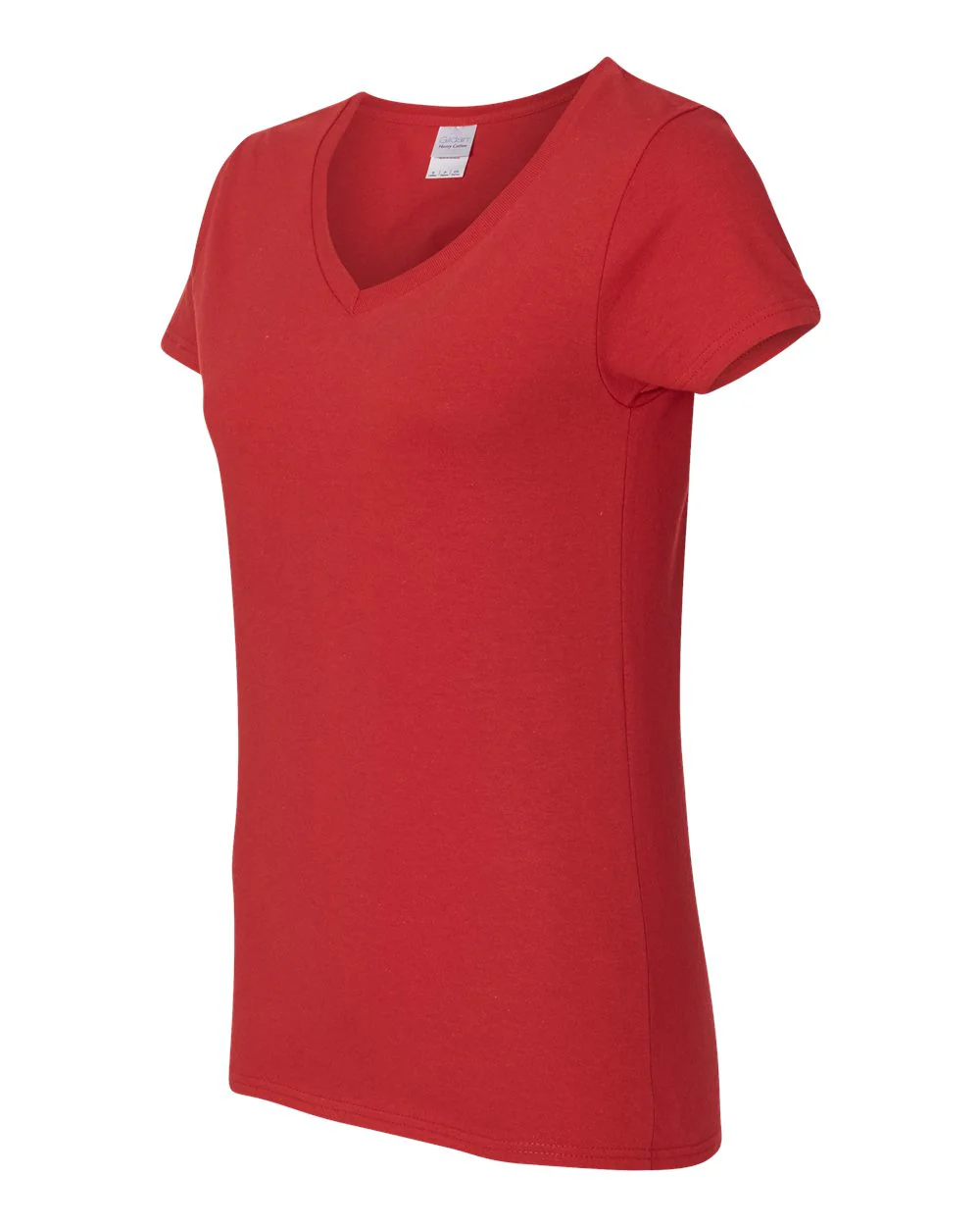 Gildan-5V00L-Heavy Cotton™ Women’s V-Neck T-Shirt - Image 31