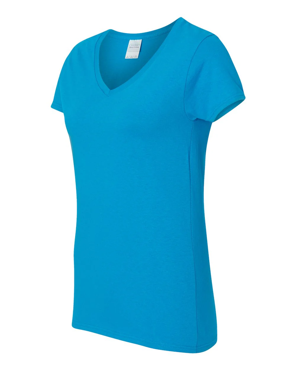 Gildan-5V00L-Heavy Cotton™ Women’s V-Neck T-Shirt - Image 37