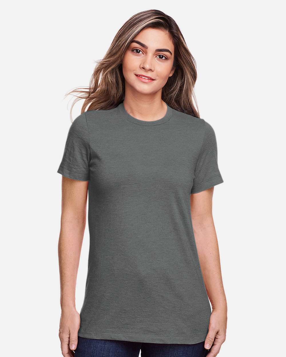 Gildan-64001LCVC-Softstyle® Women's CVC T-Shirt - Image 11