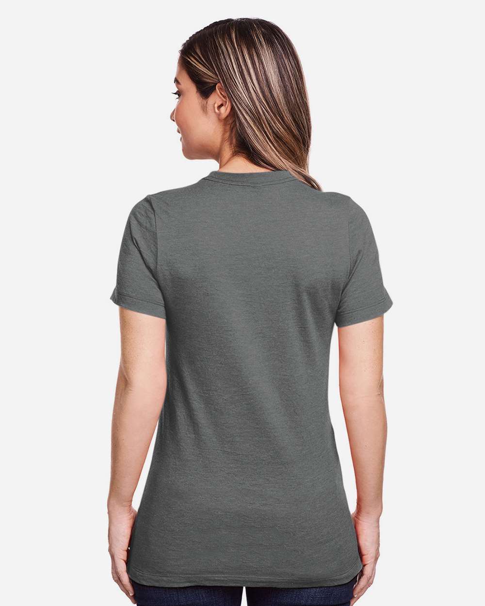 Gildan-64001LCVC-Softstyle® Women's CVC T-Shirt - Image 13
