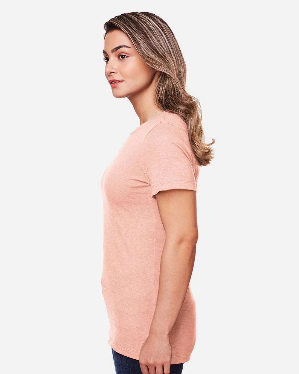 Gildan-64001LCVC-Softstyle® Women's CVC T-Shirt - Image 5