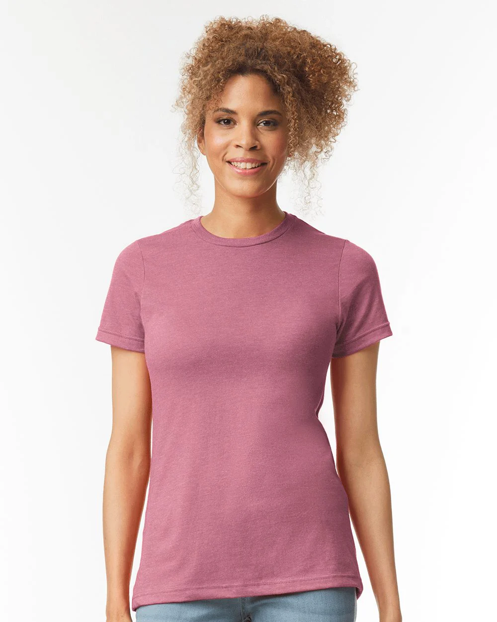 Gildan-64001LCVC-Softstyle® Women's CVC T-Shirt - Image 7