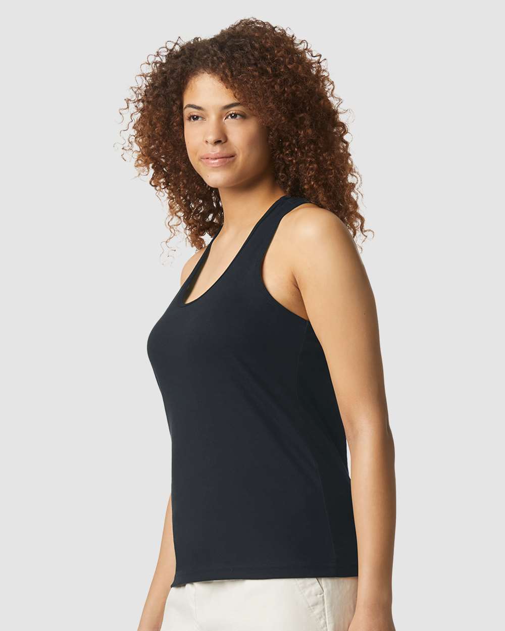Gildan-64220LCVC-Softstyle® Women’s CVC Racerback Tank Top - Image 30