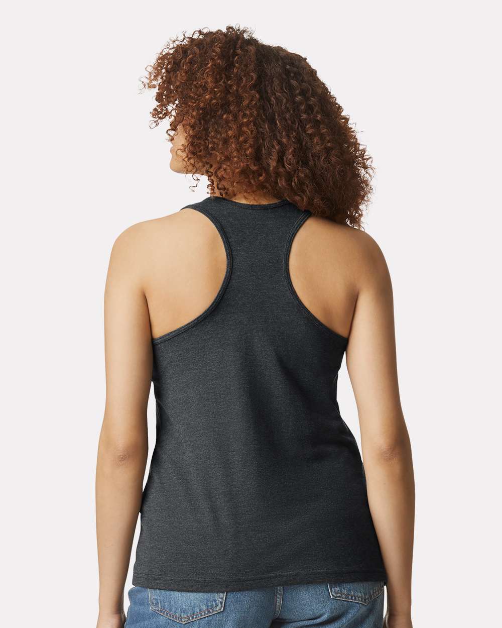 Gildan-64220LCVC-Softstyle® Women’s CVC Racerback Tank Top - Image 37