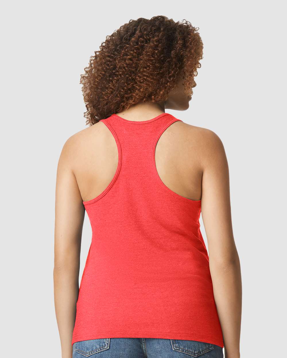 Gildan-64220LCVC-Softstyle® Women’s CVC Racerback Tank Top - Image 43