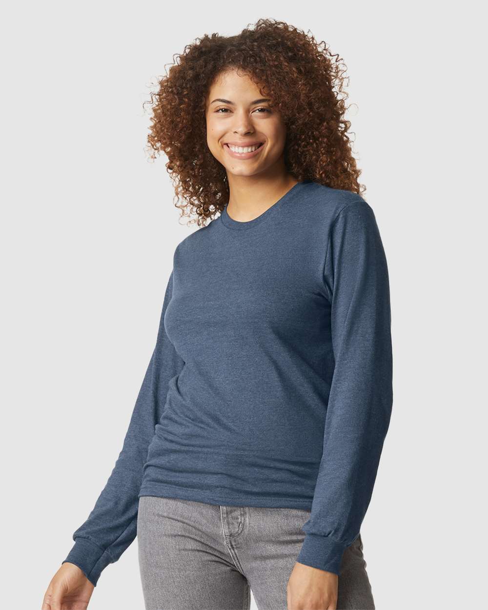 Gildan-64440CVC-Softstyle® CVC Long Sleeve T-Shirt - Image 17