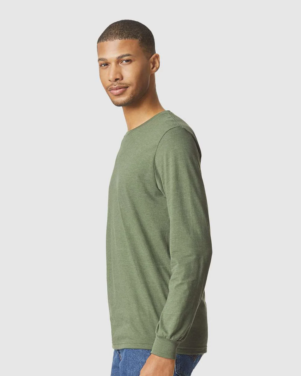 Gildan-64440CVC-Softstyle® CVC Long Sleeve T-Shirt - Image 5