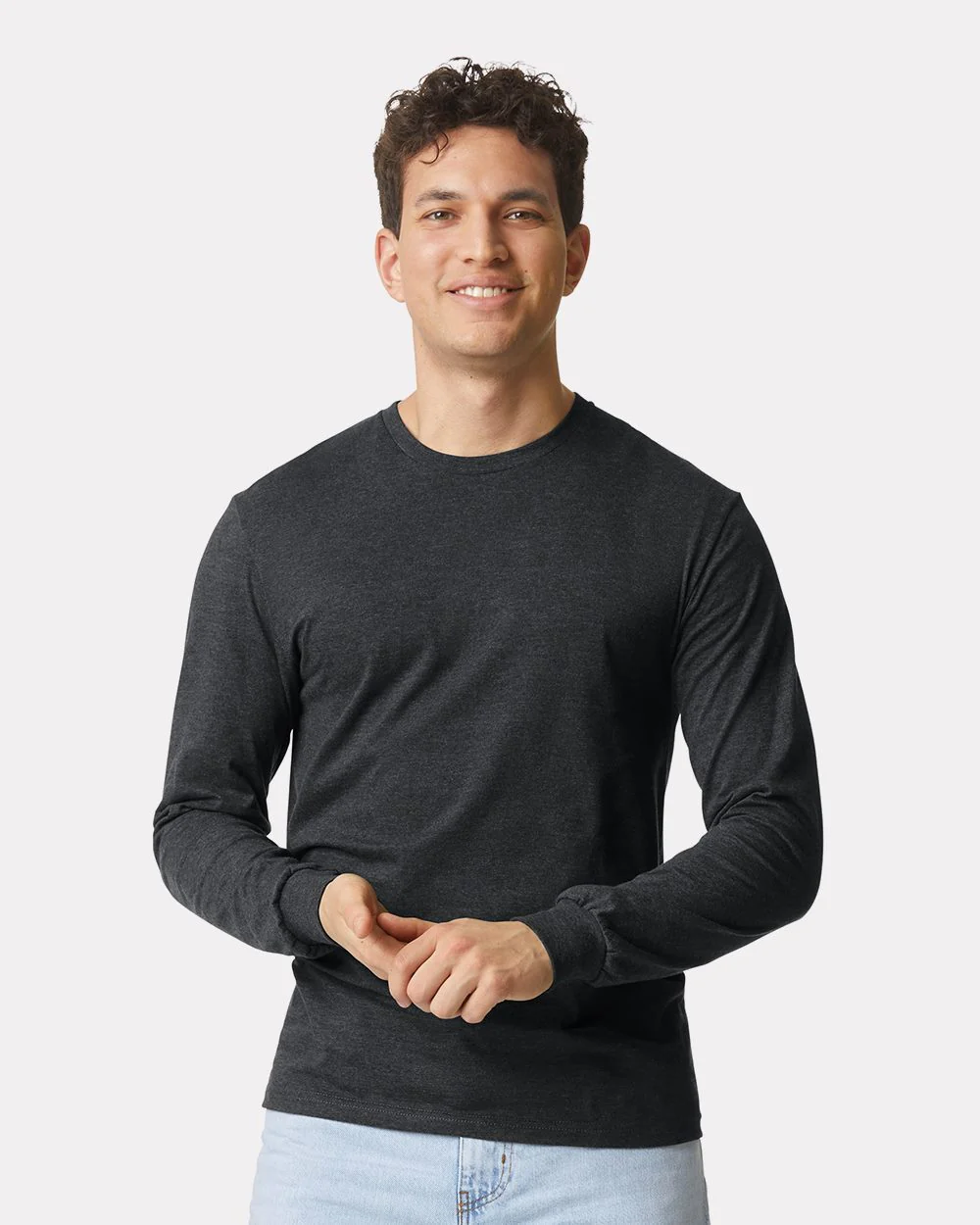 Gildan-64440CVC-Softstyle® CVC Long Sleeve T-Shirt - Image 7