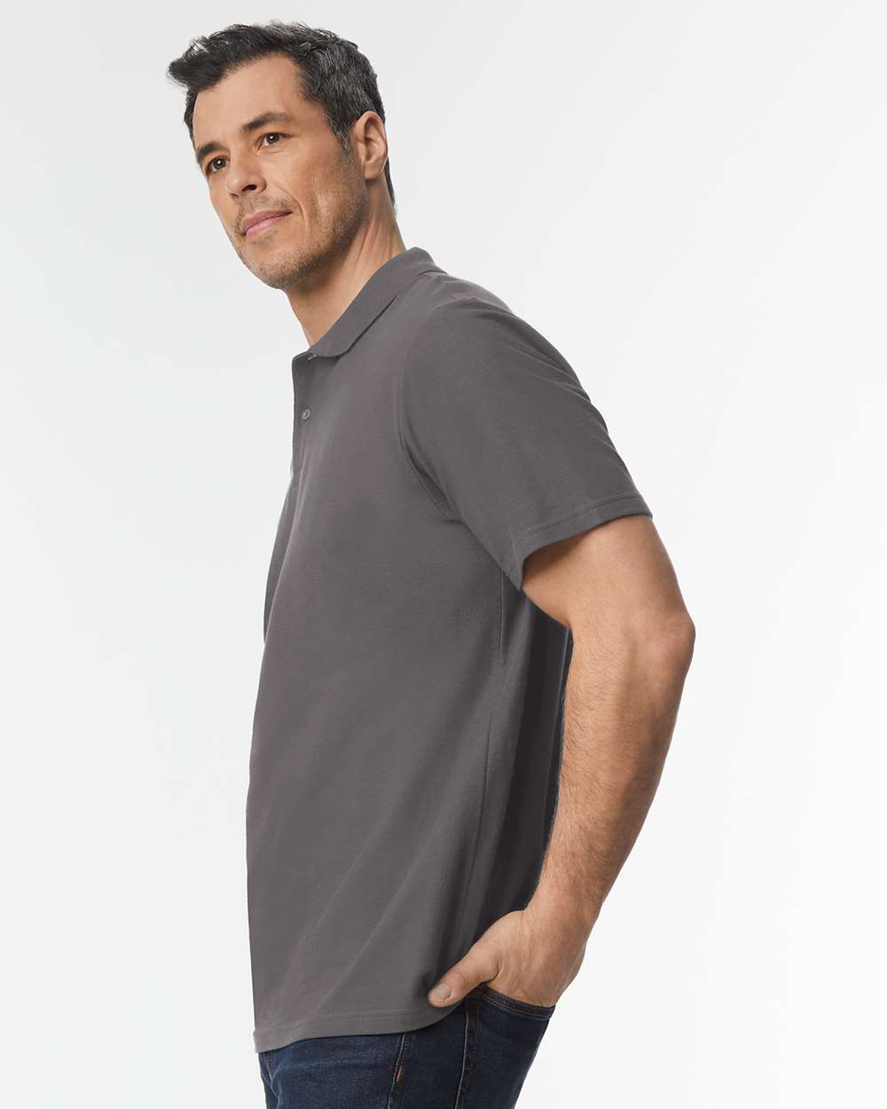 Gildan-64800-Softstyle® Pique Polo - Image 12