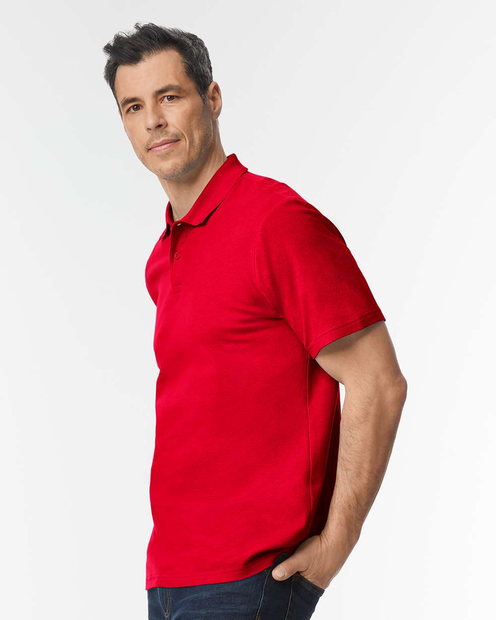 Gildan-64800-Softstyle® Pique Polo - Image 18