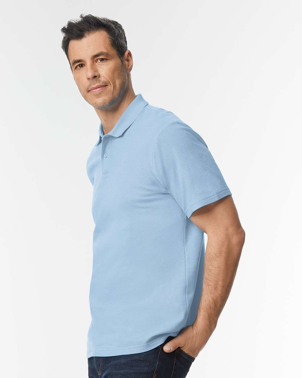 Gildan-64800-Softstyle® Pique Polo - Image 36
