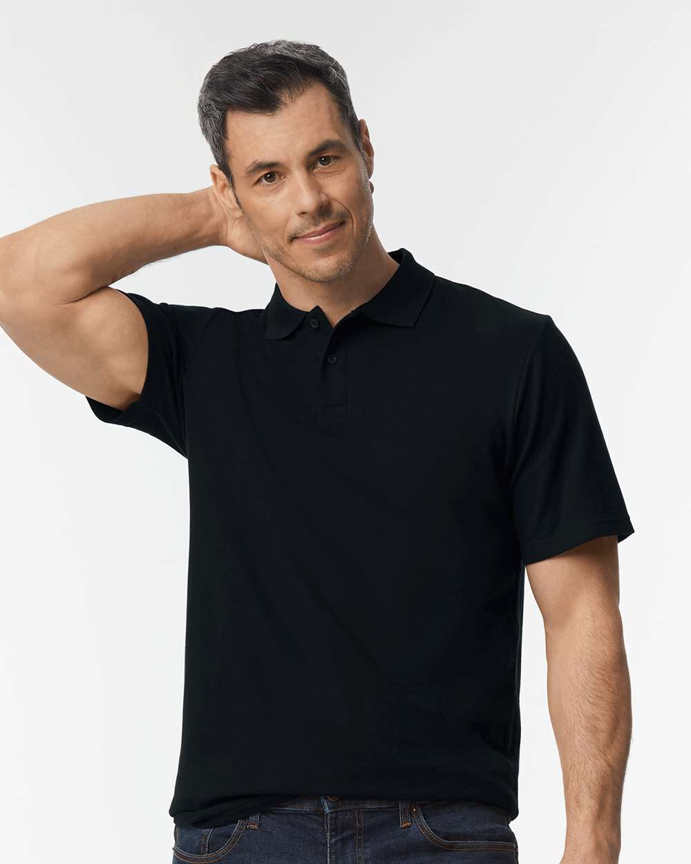 Gildan-64800-Softstyle® Pique Polo - Image 4
