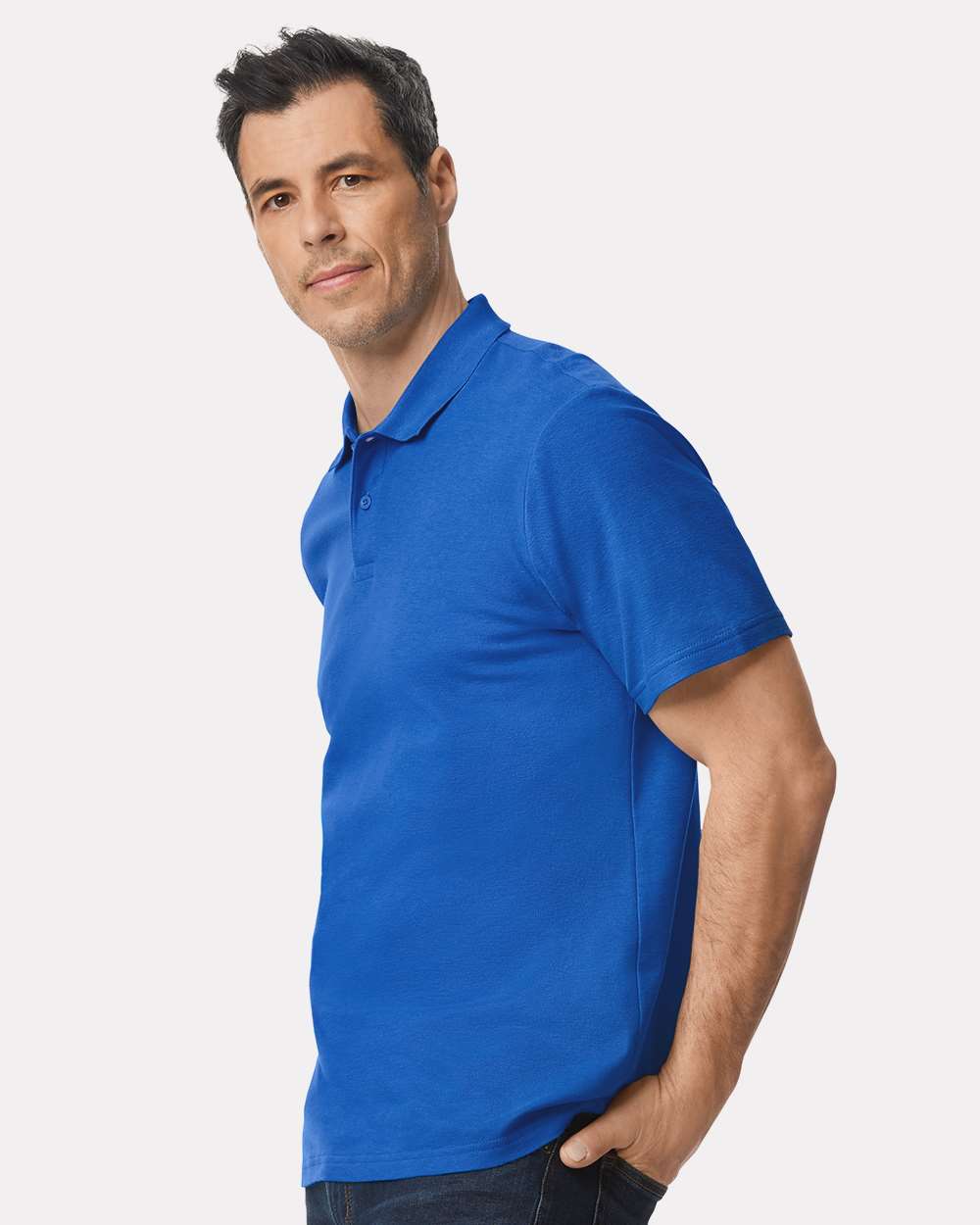 Gildan-64800-Softstyle® Pique Polo - Image 54