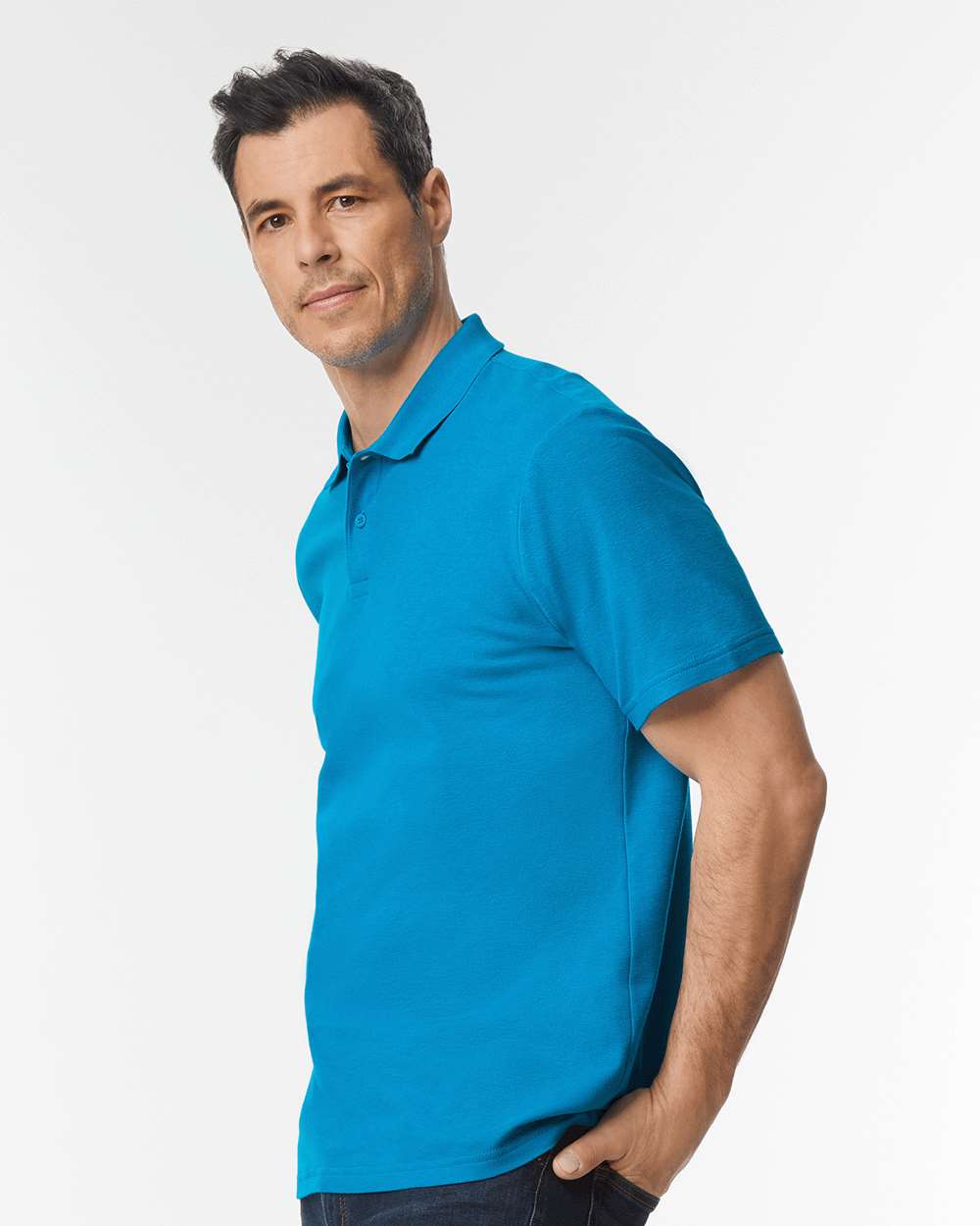 Gildan-64800-Softstyle® Pique Polo - Image 66