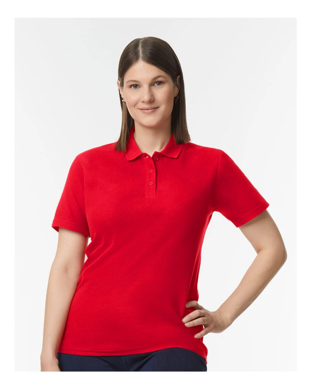 Gildan-64800L-Softstyle® Women's Pique Polo - Image 11