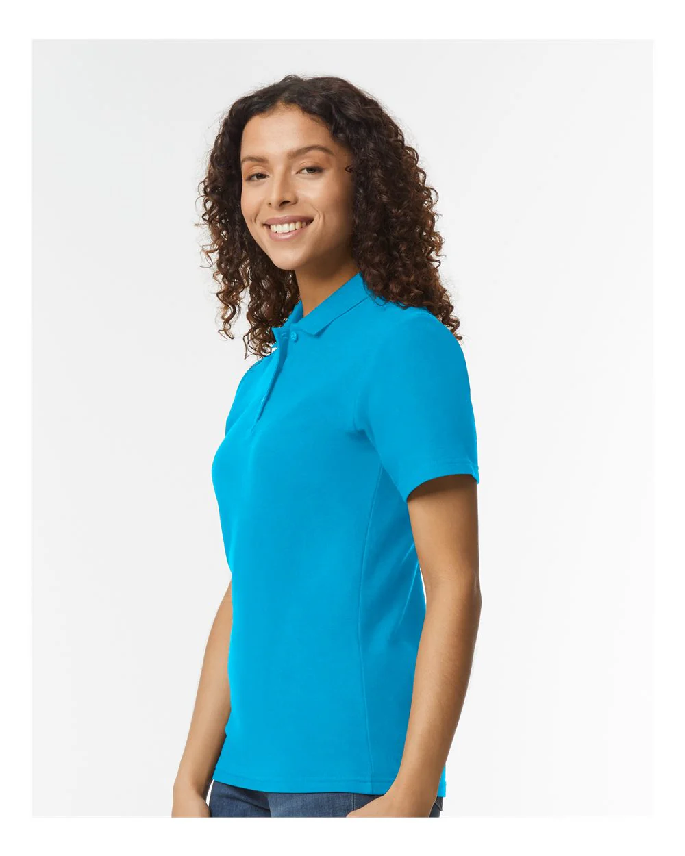 Gildan-64800L-Softstyle® Women's Pique Polo - Image 42