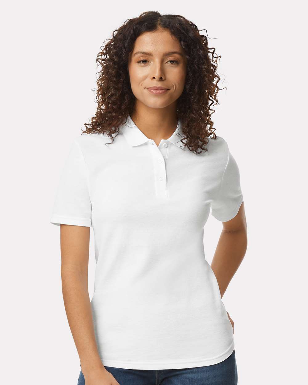Gildan-64800L-Softstyle® Women's Pique Polo - Image 53