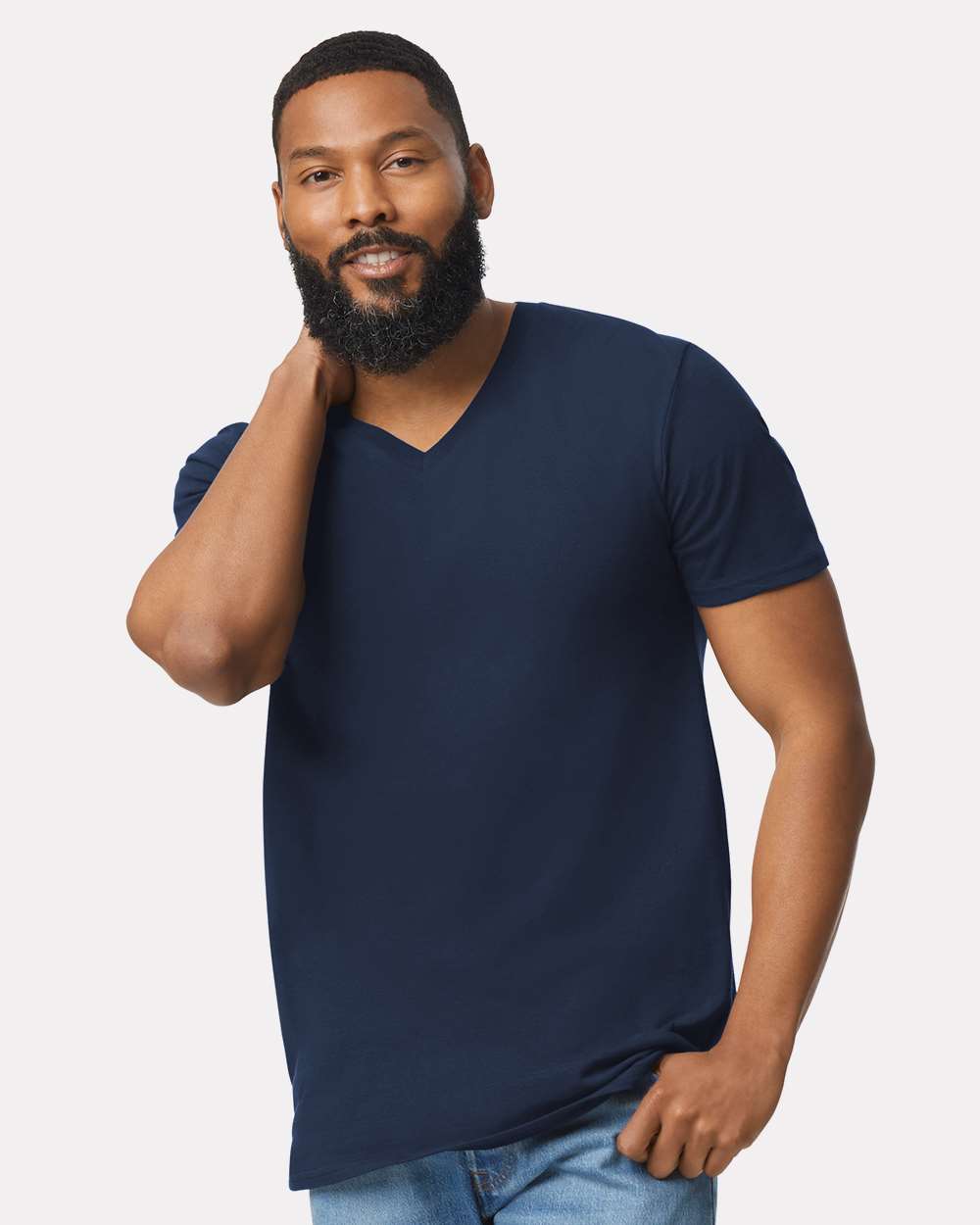 Gildan-64V00-Softstyle® V-Neck T-Shirt - Image 23