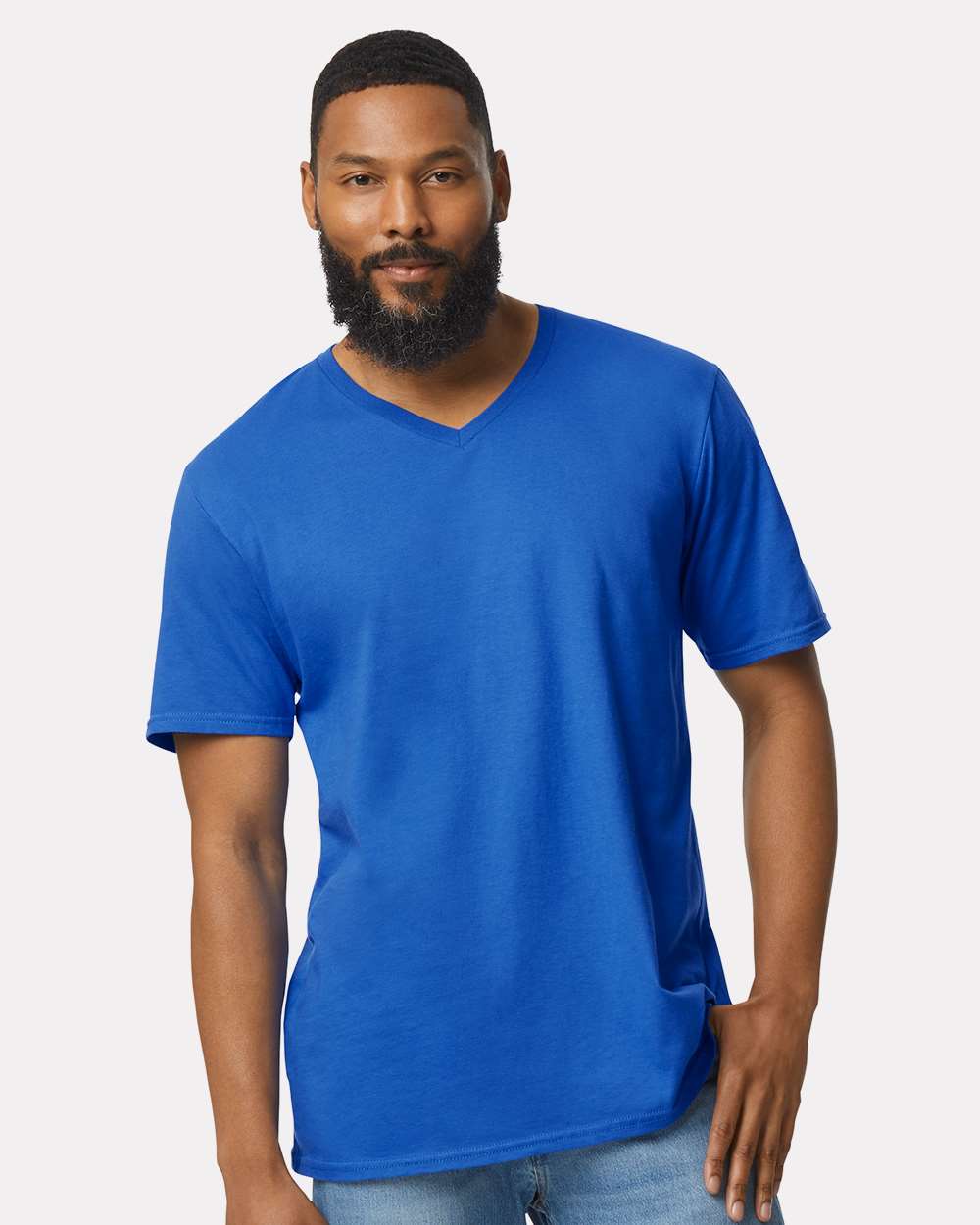 Gildan-64V00-Softstyle® V-Neck T-Shirt - Image 29