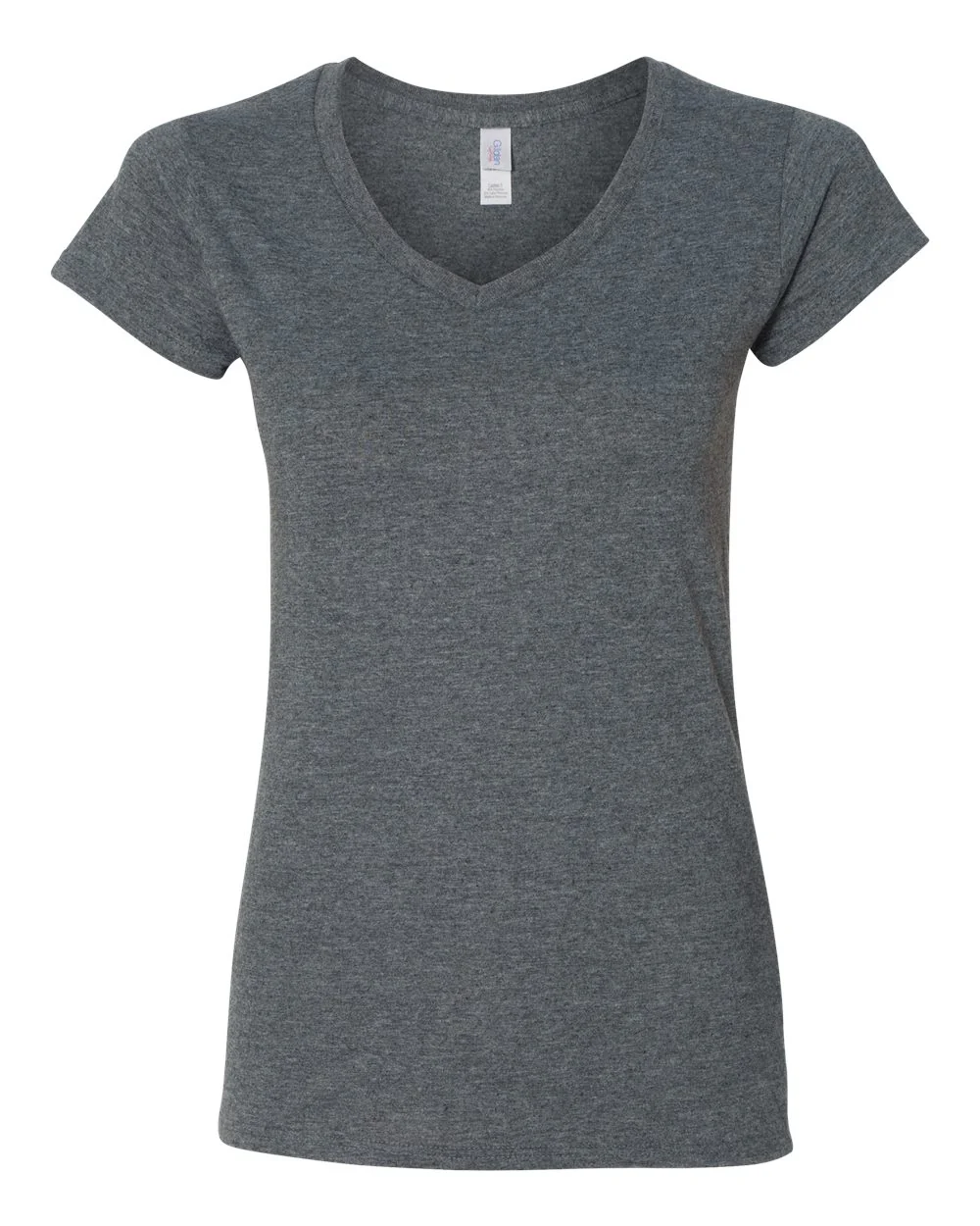 Gildan-64V00L-Softstyle® Women’s V-Neck T-Shirt - Image 14