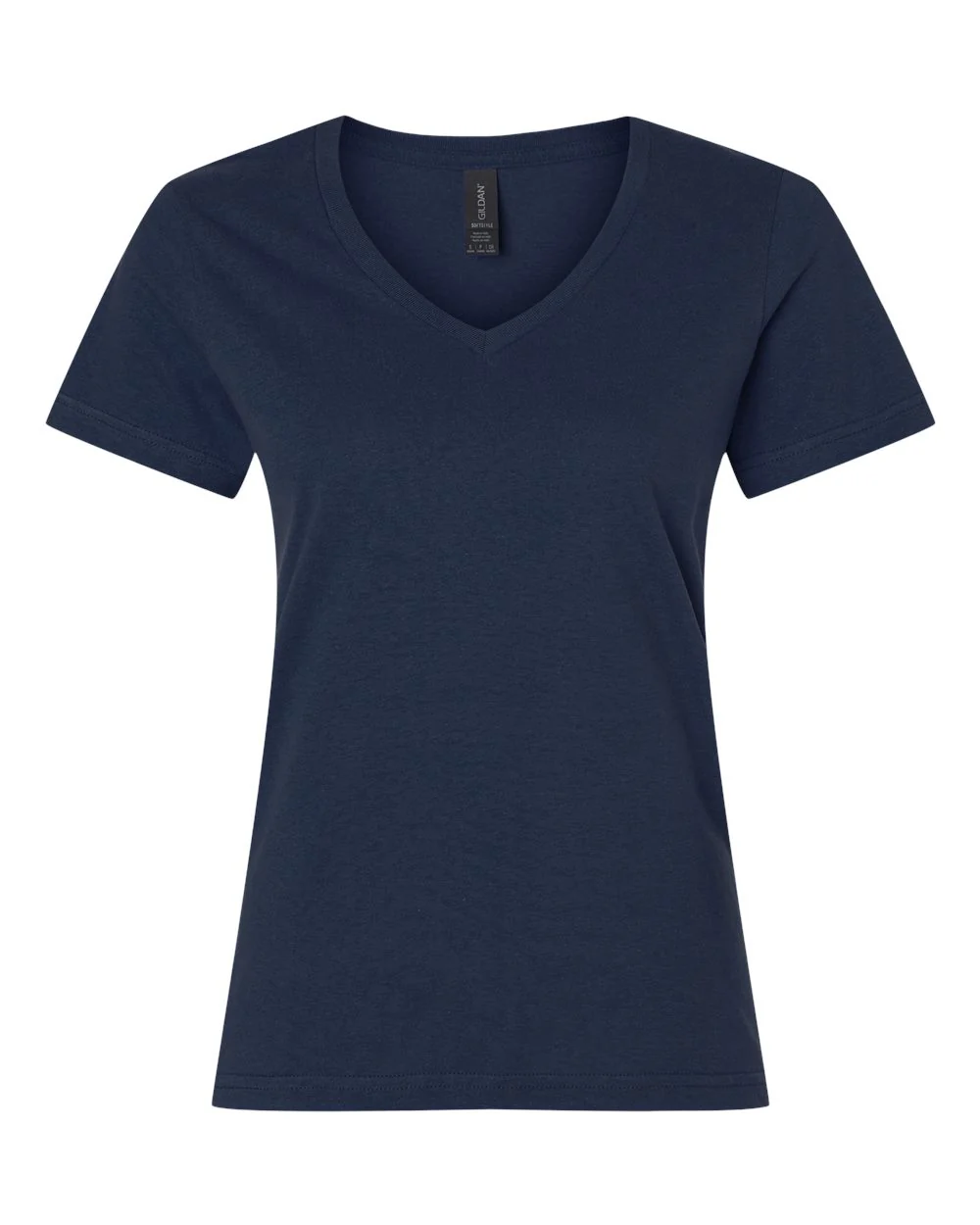 Gildan-64V00L-Softstyle® Women’s V-Neck T-Shirt - Image 17