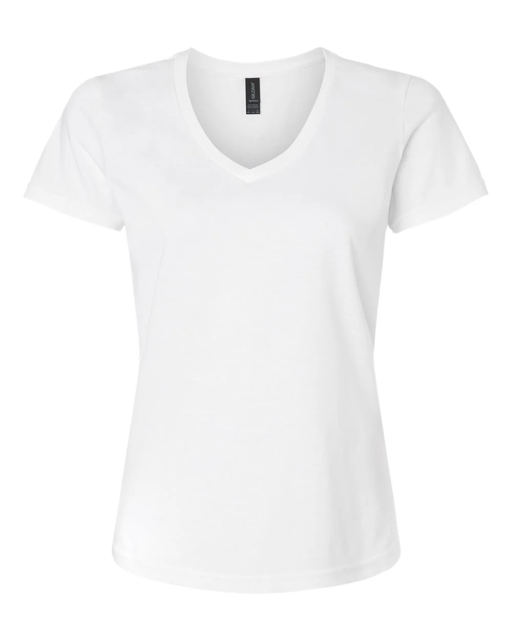 Gildan-64V00L-Softstyle® Women’s V-Neck T-Shirt - Image 32